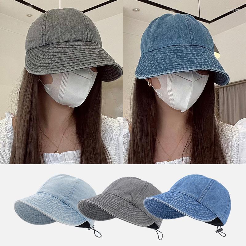 Berets Summer Wide Brim Fisherman Hat Women Foldable Sunshade Visors Cap Female Adjustable Outdoor Sports, Light blue
Berets Summer Wide Brim Fisherman Hat Women Foldable Sunshade Visors Cap Female Adjustable Outdoor Sports, Light blue