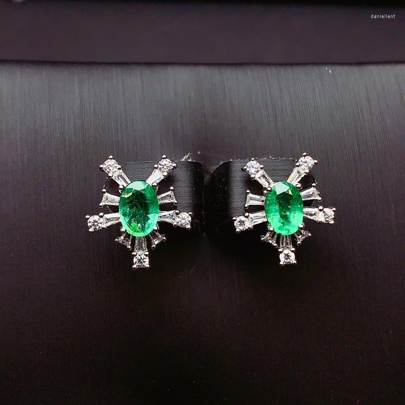 Stud Earrings Natural Zambia Emerald Earring Oval Cut 5 7mm Real Gemstone Fine Jewelry 925 Sterling Silver For Women Gift
Stud Earrings Natural Zambia Emerald Earring Oval Cut 5 7mm Real Gemstone Fine Jewelry 925 Sterling Silver For Women Gift