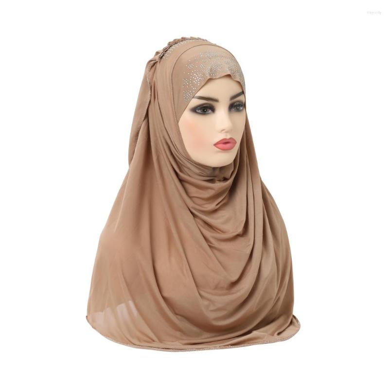 Scarves YYZ19 Instant Hijab Drill For Women Muslim Fashion Islam Cap Scarf Headscarf 70 60cm 
Scarves YYZ19 Instant Hijab Drill For Women Muslim Fashion Islam Cap Scarf Headscarf 70 60cm