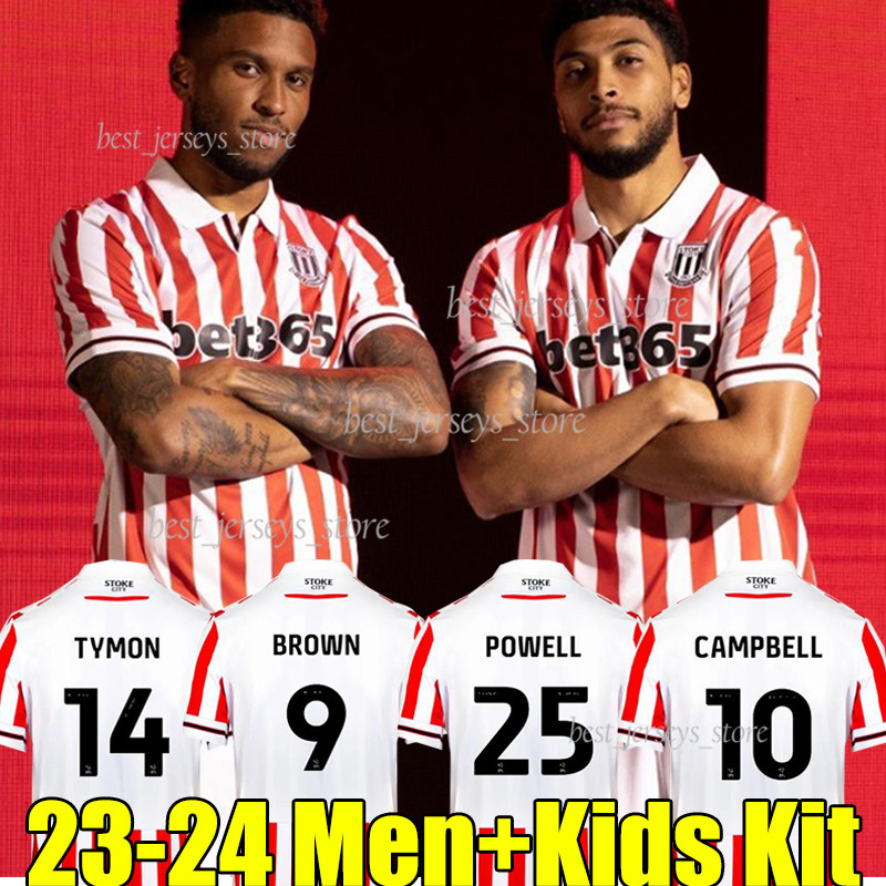 23 /24 Stoke City MIKEL CAMPBELL soccer jerseys SMITH FLETCHER POWELL BROWN CLUCAS home away 2023 Baker men kids kit Football Shirts uniforms, 23-24 home
23 /24 Stoke City MIKEL CAMPBELL soccer jerseys SMITH FLETCHER POWELL BROWN CLUCAS home away 2023 Baker men kids kit Football Shirts uniforms, 23-24 home