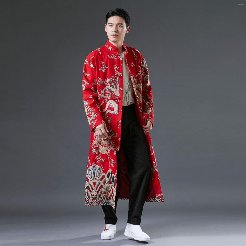 Ethnic Clothing Men Print Dragon Cotton Linen Tang Tops Chinese Style Retro Button Robe Gown Casual Mandarin Collar Shirt Harajuku Kimono
Ethnic Clothing Men Print Dragon Cotton Linen Tang Tops Chinese Style Retro Button Robe Gown Casual Mandarin Collar Shirt Harajuku Kimono