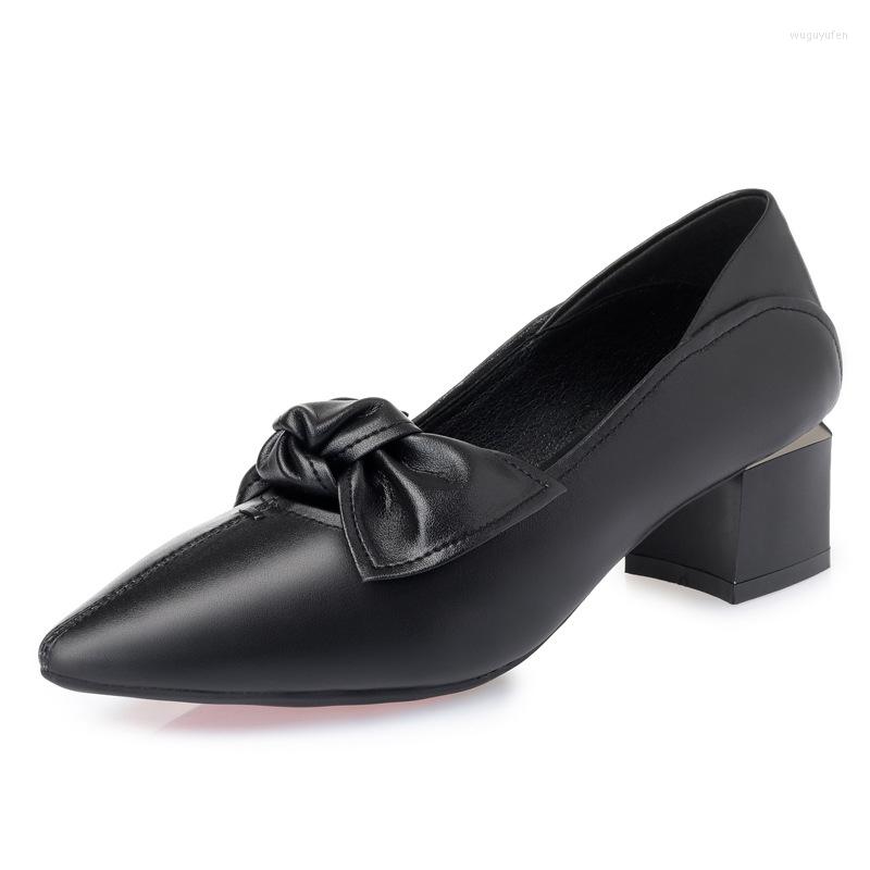 Dress Shoes Most 2023 Est Spring Pointed Bow Full Genuine Leather Woman High Heels Square Heel Fashion Tide, Black
Dress Shoes Most 2023 Est Spring Pointed Bow Full Genuine Leather Woman High Heels Square Heel Fashion Tide, Black