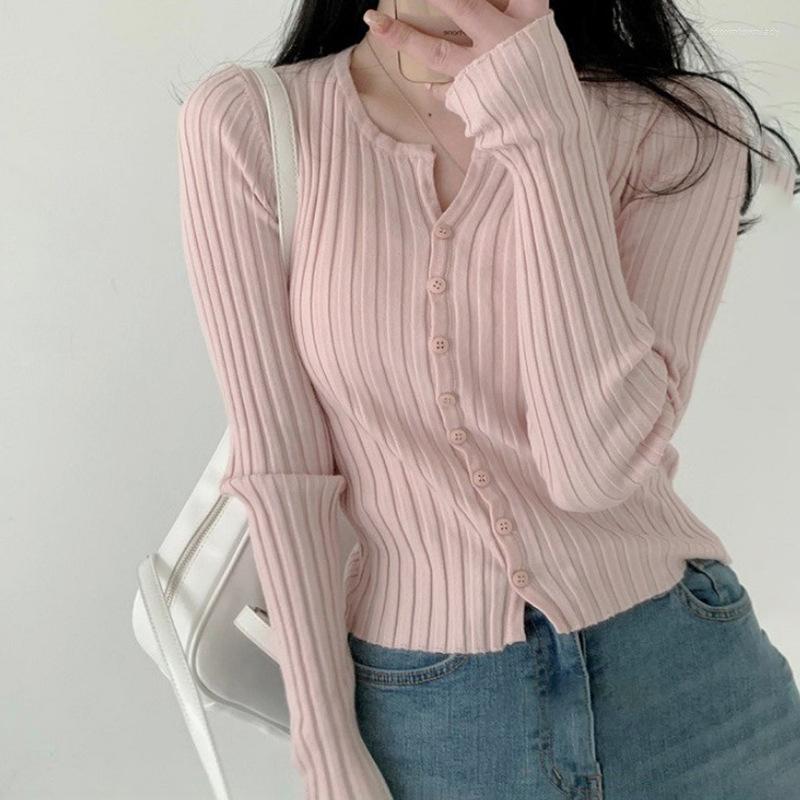 Women' Knits Spring Autumn Fashion Slim Solid Color Long Sleeve Single-breasted Casual Knitted Cardigans Top Women Girl Knitwear Vintage, Pink
Women' Knits Spring Autumn Fashion Slim Solid Color Long Sleeve Single-breasted Casual Knitted Cardigans Top Women Girl Knitwear Vintage, Pink