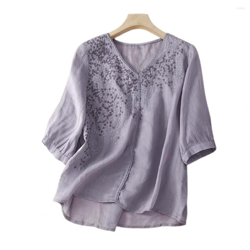 Women's Blouses Dressing Up Soft Ladies Summer Embroidery Star Tops Female Clothing, Purple
Women's Blouses Dressing Up Soft Ladies Summer Embroidery Star Tops Female Clothing, Purple