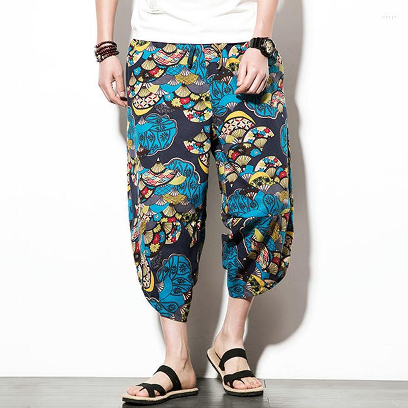 Men's Pants 2023 Summer Harajuku Calf Length Casual Men's Wide Leg Cotton Linen Printing Harem Baggy Fashion Clothing
Men's Pants 2023 Summer Harajuku Calf Length Casual Men's Wide Leg Cotton Linen Printing Harem Baggy Fashion Clothing