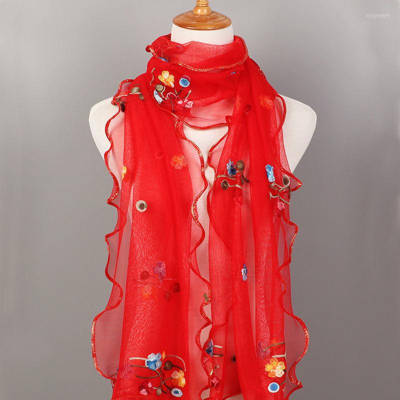 Scarves 2023 Chiffon Scarf Flower Embroidery Fashion Long Shawl Lady Pashmina Bandana Beach Sun Protection Thin Hijab
Scarves 2023 Chiffon Scarf Flower Embroidery Fashion Long Shawl Lady Pashmina Bandana Beach Sun Protection Thin Hijab