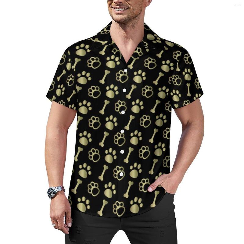 Men' Casual Shirts Gold Dog Paws Blouses Mens Funny Bone Print Hawaiian Short-Sleeve Graphic Retro Oversized Beach Shirt Gift Idea, Style-17
Men' Casual Shirts Gold Dog Paws Blouses Mens Funny Bone Print Hawaiian Short-Sleeve Graphic Retro Oversized Beach Shirt Gift Idea, Style-17