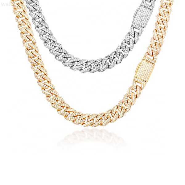 Baifu Jewelry Wholesale Price 10mm Luxury Sterling Silver 925 Moissanite Hiphop Cuban Chain
Baifu Jewelry Wholesale Price 10mm Luxury Sterling Silver 925 Moissanite Hiphop Cuban Chain