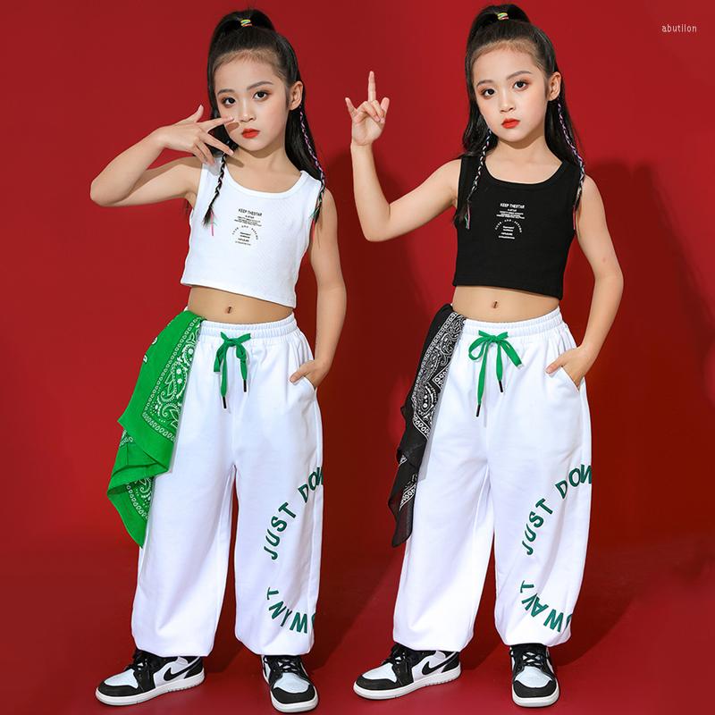 Stage Wear Fashion Girls Hip Hop Dance Clothing Crop Tops Vest Loose Pant Streetwear Jazz Modern Costumes Festival Outfits DN11968, White vest
Stage Wear Fashion Girls Hip Hop Dance Clothing Crop Tops Vest Loose Pant Streetwear Jazz Modern Costumes Festival Outfits DN11968, White vest