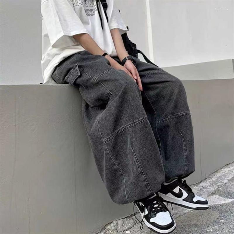 Men' Jeans 2023 Spring Autumn Trousers Y2k Baggy For Men Wide Leg Pants Pockets Elastic Waist Streetwear Loose Comfortable, Grey
Men' Jeans 2023 Spring Autumn Trousers Y2k Baggy For Men Wide Leg Pants Pockets Elastic Waist Streetwear Loose Comfortable, Grey