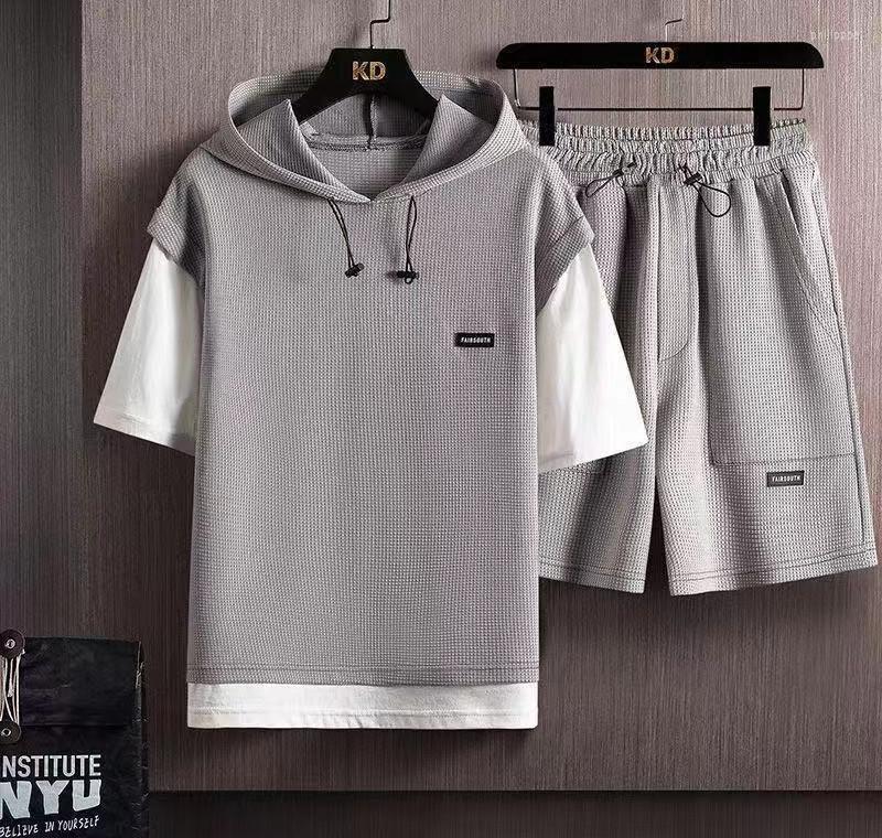 Men's Tracksuits 2023 Summer Men Fashion Waffle Short Sleeve T-shirt Two-Piece Casual Comfort Large Size High-Quality Sports Set 5XL, Black
Men's Tracksuits 2023 Summer Men Fashion Waffle Short Sleeve T-shirt Two-Piece Casual Comfort Large Size High-Quality Sports Set 5XL, Black