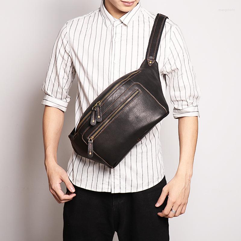 Evening Bags Men's Leather Waist Bag Cowhide Multifunctional Crossbody Large Capacity Single Shoulder Outdoor Cycling Chest, Brown
Evening Bags Men's Leather Waist Bag Cowhide Multifunctional Crossbody Large Capacity Single Shoulder Outdoor Cycling Chest, Brown