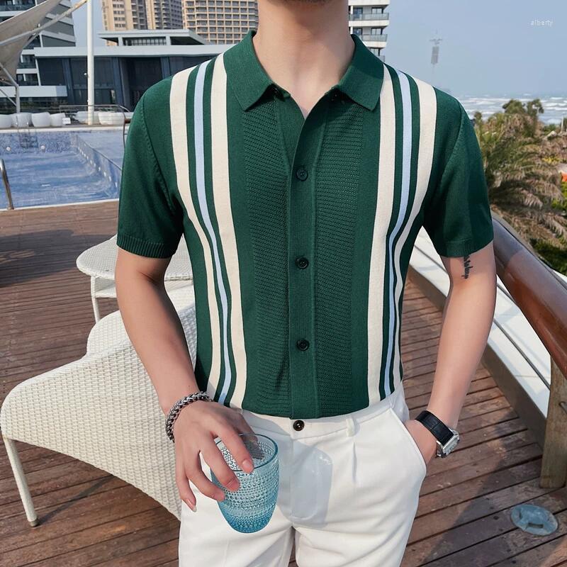 Men's Polos Plus Size 4XL-M Summer Men Short Sleeve Knitted Polo Shirts 2023 Fashion Single Breasted Design Casual Striped Tee Shirt Tops, Black
Men's Polos Plus Size 4XL-M Summer Men Short Sleeve Knitted Polo Shirts 2023 Fashion Single Breasted Design Casual Striped Tee Shirt Tops, Black
