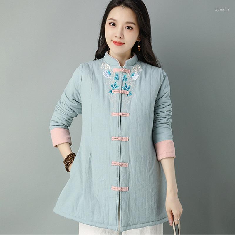 Ethnic Clothing 2023 Fashion Chinese Style Women Vintage Winter Jackets Casual Quilted Coats Loose Floral Ladies Tops 31473
Ethnic Clothing 2023 Fashion Chinese Style Women Vintage Winter Jackets Casual Quilted Coats Loose Floral Ladies Tops 31473