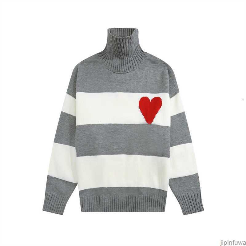2023 High Collar France Fashion Designers Amis Paris Sweaters Amies De Coeur Embroidered a Heart Pattern Turtleneck Knitted for Men Women Yffz, Black
2023 High Collar France Fashion Designers Amis Paris Sweaters Amies De Coeur Embroidered a Heart Pattern Turtleneck Knitted for Men Women Yffz, Black