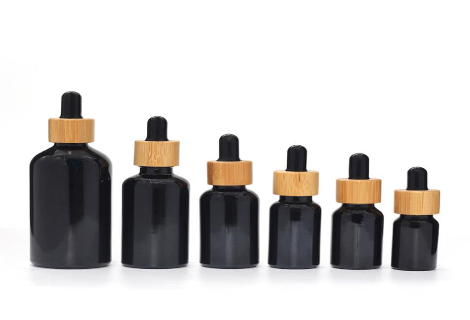 UVproof Lightproof Natural Black Glass Material Beard oil Dropper Bottle with Bamboo Lid 5ml 10ML 15ML 20ml 30ML 50ML 100ML Es9181616
UVproof Lightproof Natural Black Glass Material Beard oil Dropper Bottle with Bamboo Lid 5ml 10ML 15ML 20ml 30ML 50ML 100ML Es9181616