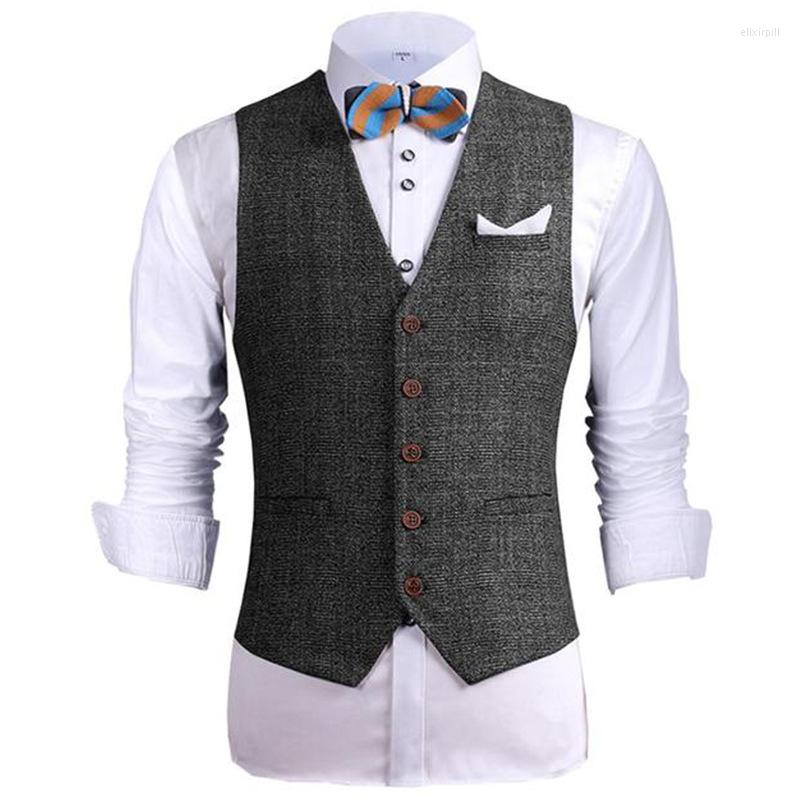Men's Vests Men's Suits Cotton Wool Blended Slim Fit Single Breasted Waistcoat Grossesmen For Wedding, Picture color
Men's Vests Men's Suits Cotton Wool Blended Slim Fit Single Breasted Waistcoat Grossesmen For Wedding, Picture color