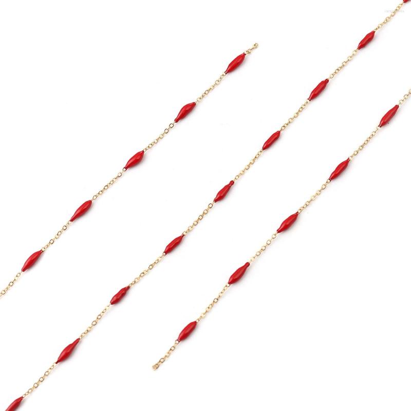 Chains 1M 9x2mm Stainless Steel Link Cable Chain For Necklace Earrings Making Marquise Gold Color Enamel Jewelry DIY
Chains 1M 9x2mm Stainless Steel Link Cable Chain For Necklace Earrings Making Marquise Gold Color Enamel Jewelry DIY
