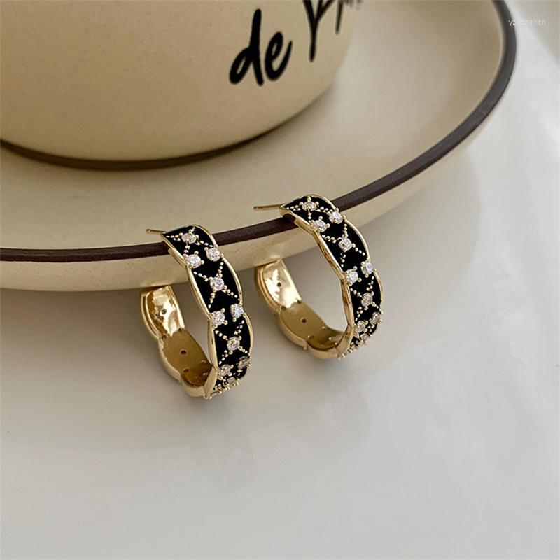 Hoop Earrings Trendy Black Gold Color For Women 2023 Design Circle Round Earring Fashion Statement Jewelry Women's Gift
Hoop Earrings Trendy Black Gold Color For Women 2023 Design Circle Round Earring Fashion Statement Jewelry Women's Gift