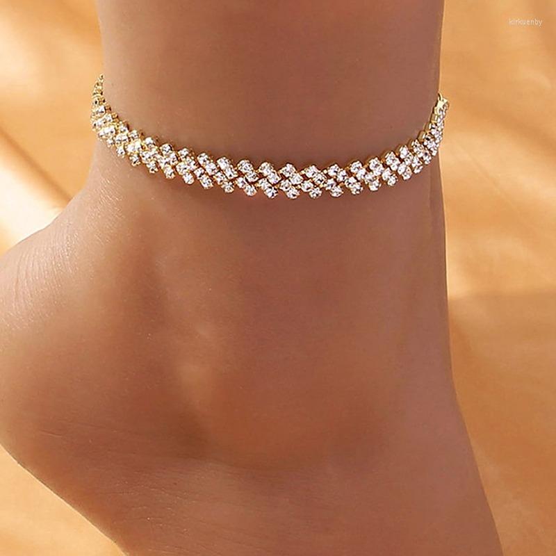 Anklets Fashion Punk Cuban For Women Gold Silver Rhinestone Metal 2023 Women's Anklet Chain Stainless Steel Foot Jewelry
Anklets Fashion Punk Cuban For Women Gold Silver Rhinestone Metal 2023 Women's Anklet Chain Stainless Steel Foot Jewelry