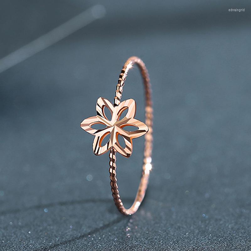 Cluster Rings 585 Purple Gold 14K Rose Hollow Six-petal Flower For Women Open Temperament Sweet And Charming Engagement Jewelry
Cluster Rings 585 Purple Gold 14K Rose Hollow Six-petal Flower For Women Open Temperament Sweet And Charming Engagement Jewelry