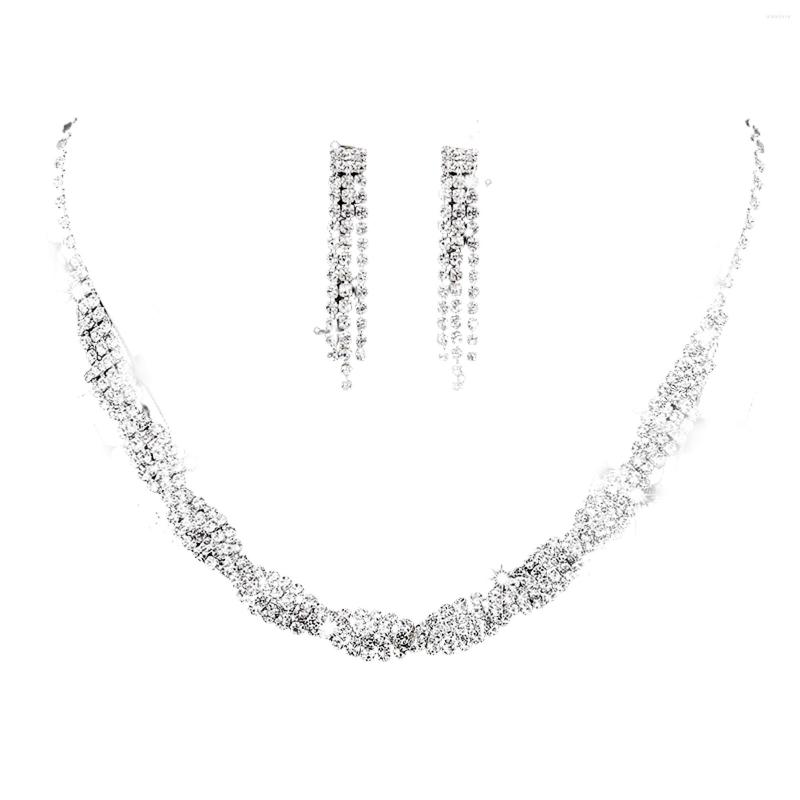 Necklace Earrings Set Luxurious Necklaces Dangling Suit Fashion Bright Rhinestone Claw Chain For Thanksgiving Day Christmas Gift FS99, Picture shown
Necklace Earrings Set Luxurious Necklaces Dangling Suit Fashion Bright Rhinestone Claw Chain For Thanksgiving Day Christmas Gift FS99, Picture shown