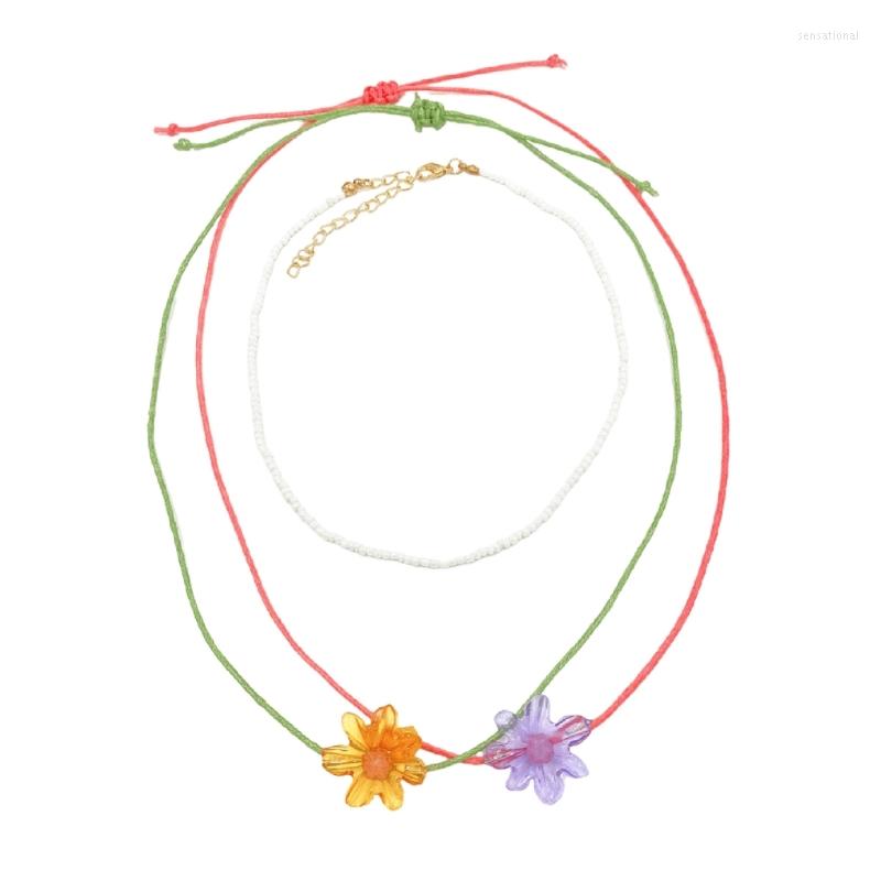 Pendant Necklaces 3 Pieces Flower Chokers Beads Women Party Jewelry Accessories Resin Material For Woman Girls
Pendant Necklaces 3 Pieces Flower Chokers Beads Women Party Jewelry Accessories Resin Material For Woman Girls