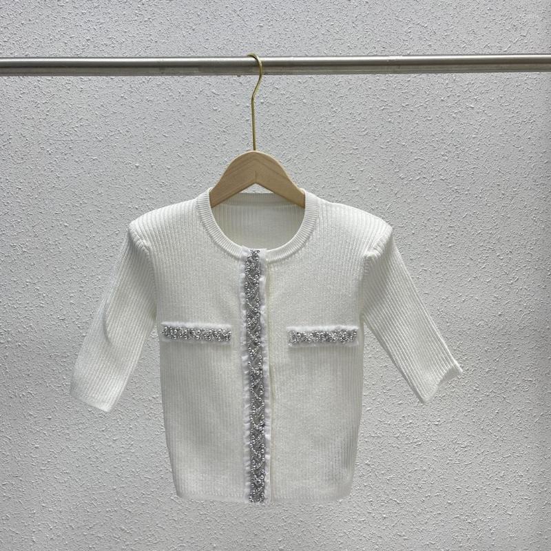 Women's T Shirts 2023 Women's Fashion Mid-sleeved Casual Beaded Pocket Pit Strip Knitted Top 0307
Women's T Shirts 2023 Women's Fashion Mid-sleeved Casual Beaded Pocket Pit Strip Knitted Top 0307