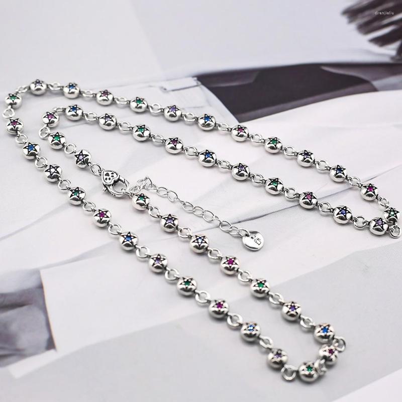 Pendant Necklaces European And American Fashion Retro Multi Color Men's Women's Pentagram Necklace
Pendant Necklaces European And American Fashion Retro Multi Color Men's Women's Pentagram Necklace