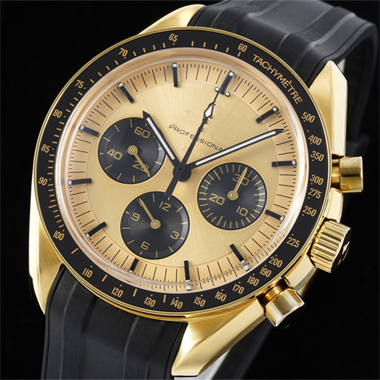 Montre De Luxe luxury watch 42mm 3861 chronograph mechanical movement Ceramic ring steel case mens watches Wristwatches waterproof, As picture
Montre De Luxe luxury watch 42mm 3861 chronograph mechanical movement Ceramic ring steel case mens watches Wristwatches waterproof, As picture