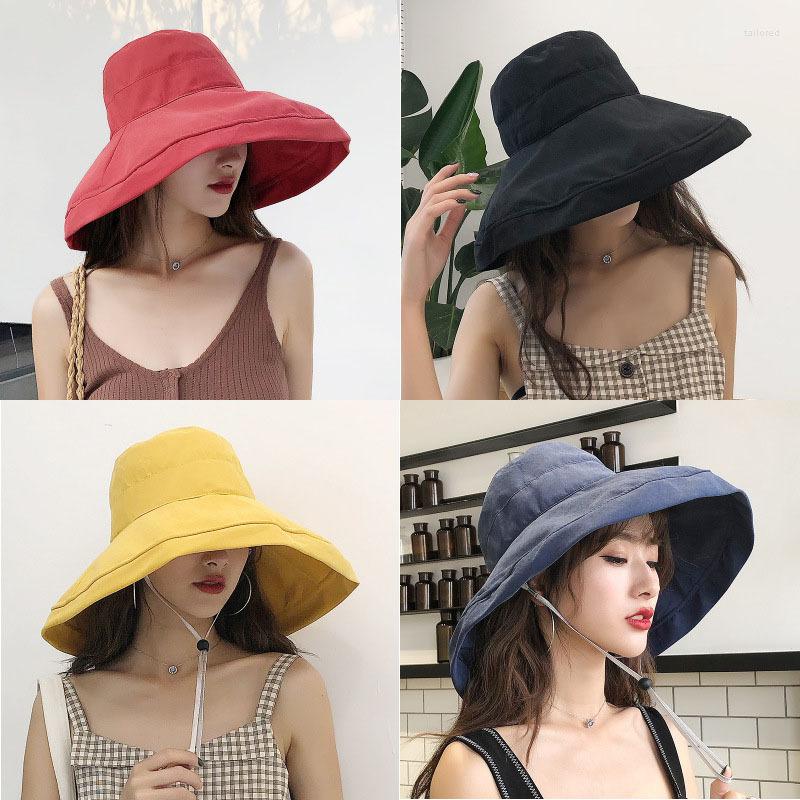 Berets Fashion Summer Big Brim Sun Hat For Female Seaside Protection UV Cap Japanese Wild Fisherman Korean Version, Black
Berets Fashion Summer Big Brim Sun Hat For Female Seaside Protection UV Cap Japanese Wild Fisherman Korean Version, Black