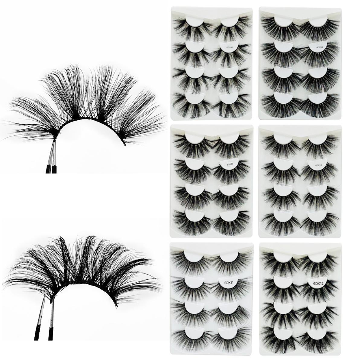 4 pairs of laser boxes with 6D 25mm mink eyelash extensions and thick lashes 10 styles can choose7145767
4 pairs of laser boxes with 6D 25mm mink eyelash extensions and thick lashes 10 styles can choose7145767