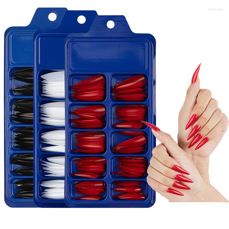 False Nails 100pcs Sharp Press On Punk Fake Black Long Stiletto Artificial Pointed Tips Goth Demon Claw Cosplay, White
False Nails 100pcs Sharp Press On Punk Fake Black Long Stiletto Artificial Pointed Tips Goth Demon Claw Cosplay, White