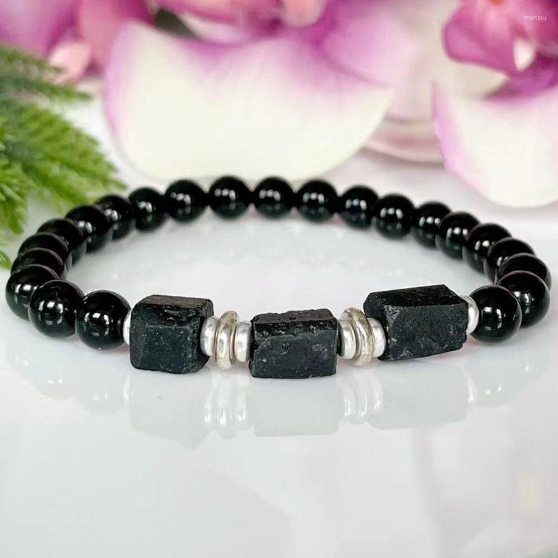Link Bracelets MG1930 Design 6mm Raw Black Tourmaline Energy Protection Bracelet Root Chakra Grounding Jewelry
Link Bracelets MG1930 Design 6mm Raw Black Tourmaline Energy Protection Bracelet Root Chakra Grounding Jewelry