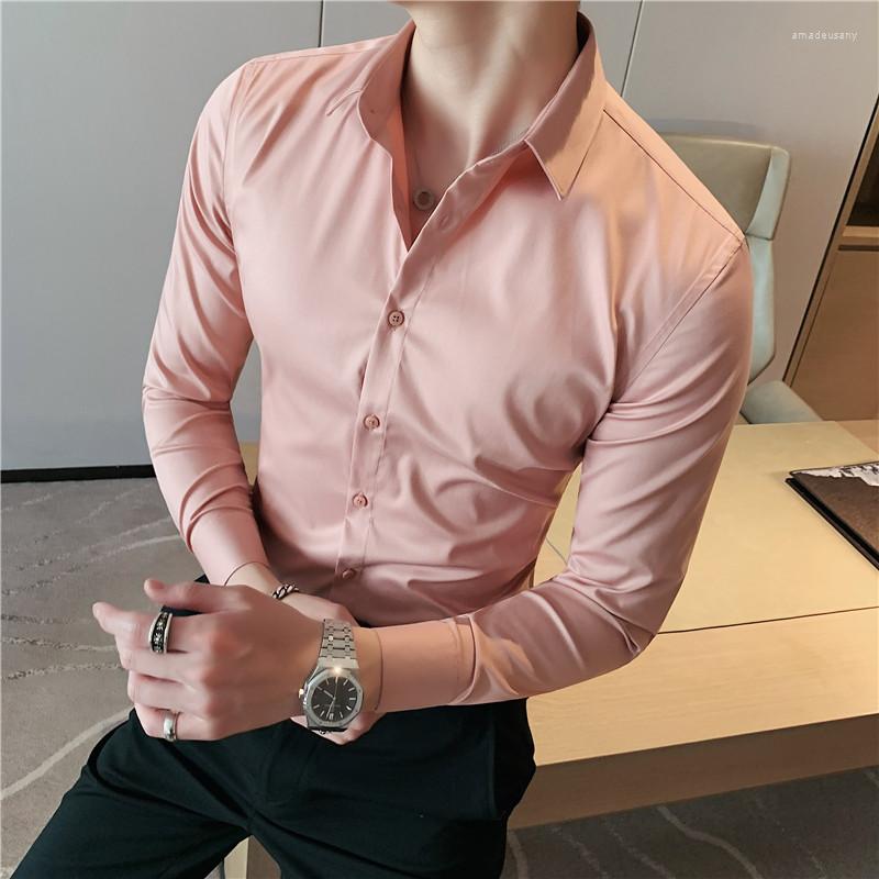 Men's Casual Shirts Blouse Luxury Solid Color Long Sleeve Men Shirt Camisa Social Masculina Business Office Wedding Dress S-4XL, White
Men's Casual Shirts Blouse Luxury Solid Color Long Sleeve Men Shirt Camisa Social Masculina Business Office Wedding Dress S-4XL, White