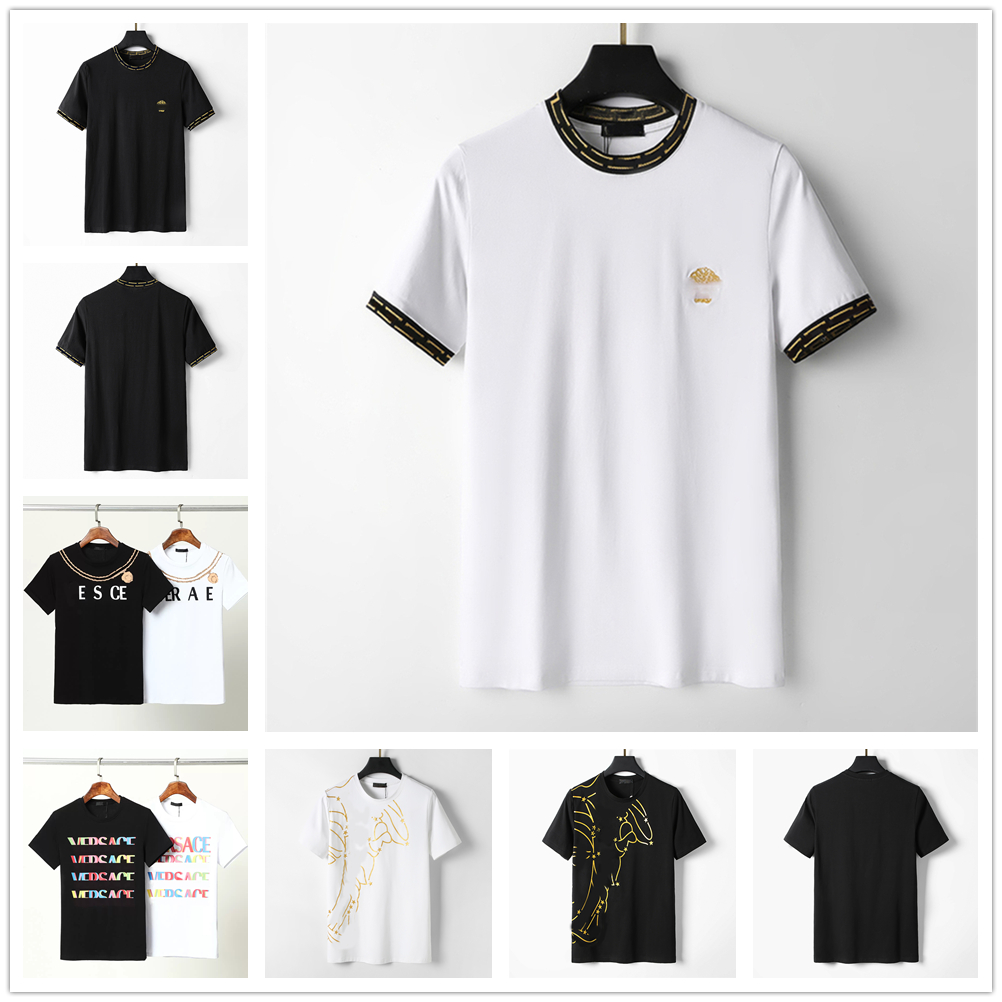 Men's T-shirt designer black and white multiple styles color lettering casual summer 100% cotton breathable anti-wrinkle men's and women's same style high-quality M-3XL
Men's T-shirt designer black and white multiple styles color lettering casual summer 100% cotton breathable anti-wrinkle men's and women's same style high-quality M-3XL