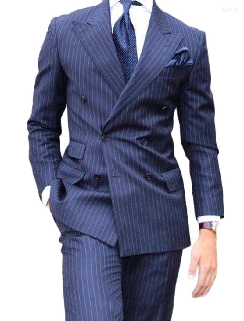 Men's Suits Classic Design Blue Stripe Groom Tuxedos Groomsmen Man Suit Male Wedding Wear Social Bridegroom Jacket Pants Outfit, Custom color
Men's Suits Classic Design Blue Stripe Groom Tuxedos Groomsmen Man Suit Male Wedding Wear Social Bridegroom Jacket Pants Outfit, Custom color