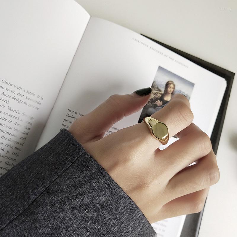 Cluster Rings WTLTC Solid 925 Sterling Sliver Band For Women Minimalist Round Thumb Personality Initial Ring Chunky Jewelry
Cluster Rings WTLTC Solid 925 Sterling Sliver Band For Women Minimalist Round Thumb Personality Initial Ring Chunky Jewelry