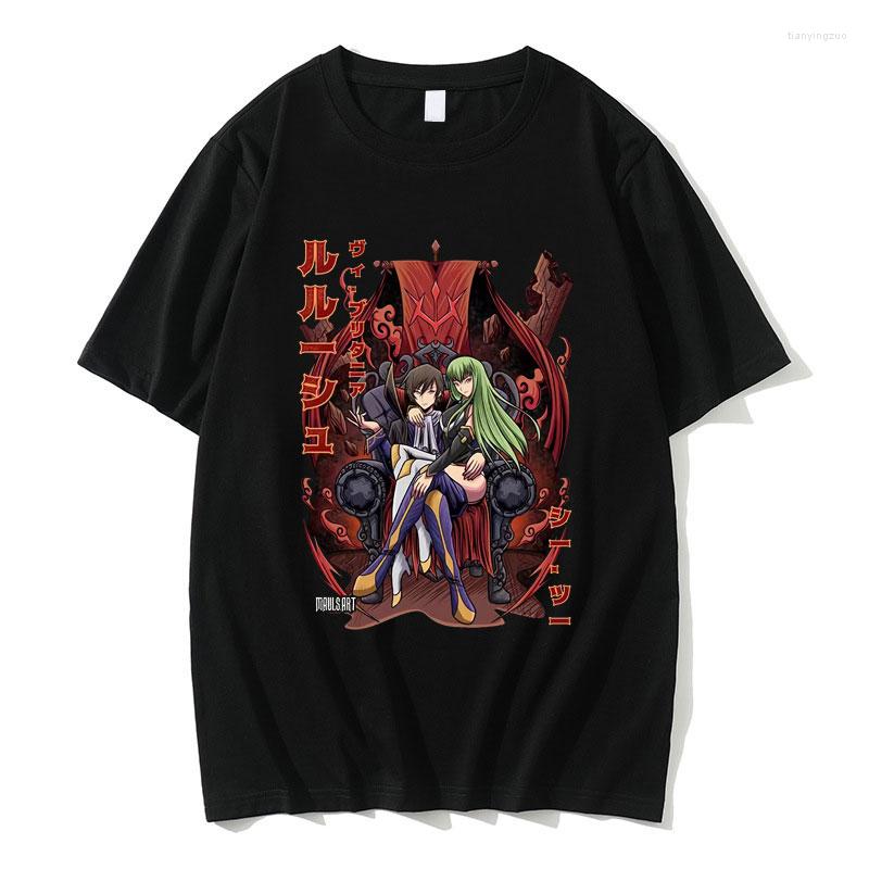 Men's T Shirts Anime Code Geass Lelouch Lamperouge C.C. Graphic Tshirt Men Women Casual Pure Cotton Tees Male Oversized T-shirt, Red
Men's T Shirts Anime Code Geass Lelouch Lamperouge C.C. Graphic Tshirt Men Women Casual Pure Cotton Tees Male Oversized T-shirt, Red