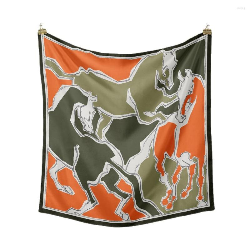 Scarves 53cm Brand Square Scarf Women 2023 Design Horse Luxury Silk Bandana Headband Fashion Hijab Neckerchief For Ladies
Scarves 53cm Brand Square Scarf Women 2023 Design Horse Luxury Silk Bandana Headband Fashion Hijab Neckerchief For Ladies