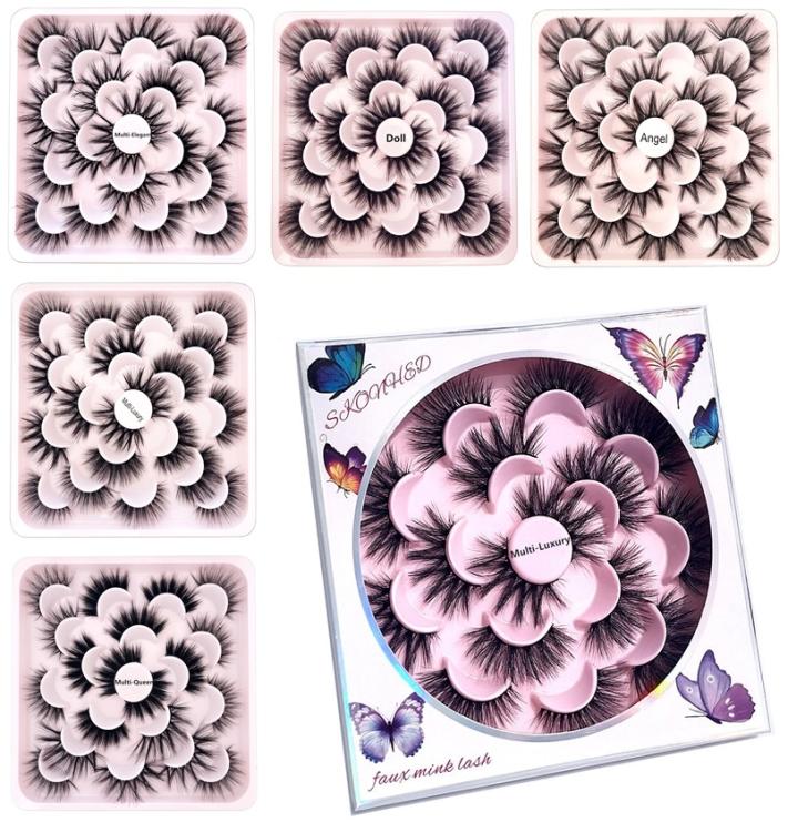 10 Pairs Mix Style False Eyelash Cruelty Natural Faux 3D Mink Eyelashes Wispy Thick Long Eye Lashes Extension With Butterfly 2689774
10 Pairs Mix Style False Eyelash Cruelty Natural Faux 3D Mink Eyelashes Wispy Thick Long Eye Lashes Extension With Butterfly 2689774