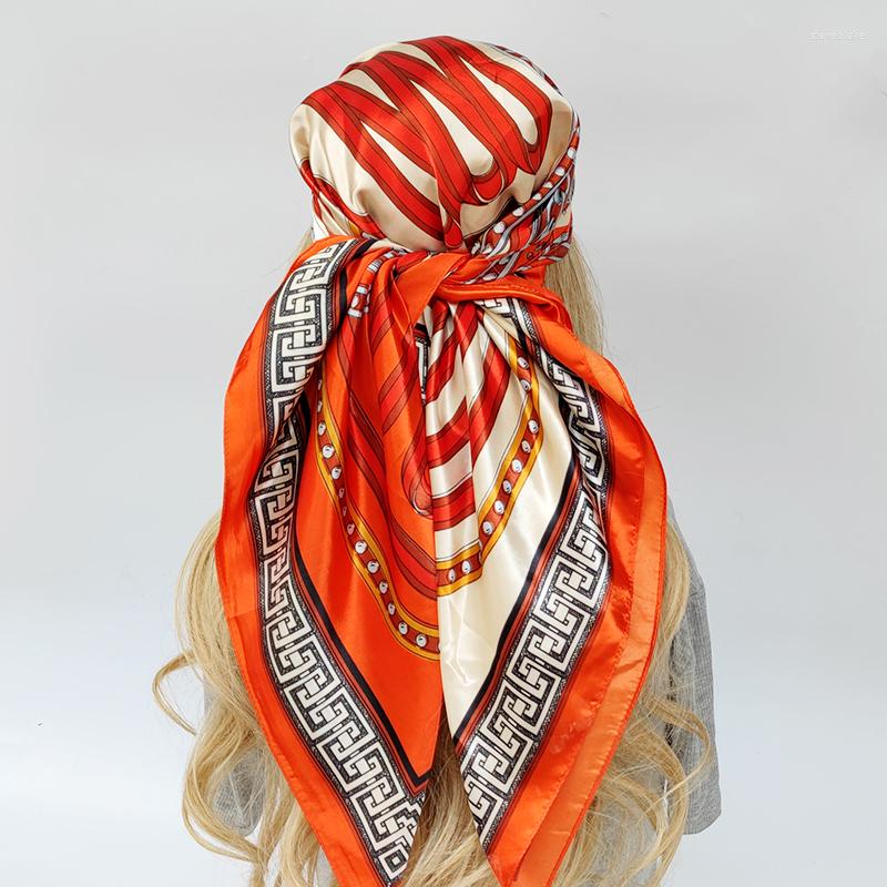 Scarves Design 90X90CM Silk Hijab Luxury Model Sunscreen Beach Shawls Women Summer Headscarf Fashion For 2023 Square
Scarves Design 90X90CM Silk Hijab Luxury Model Sunscreen Beach Shawls Women Summer Headscarf Fashion For 2023 Square