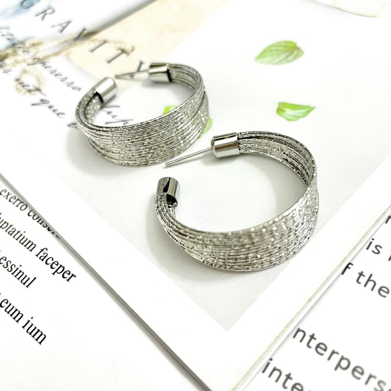 Hoop Earrings Explosive C Word Multi-Layer Metal Texture Exaggerated Personality Cold Style Earring
Hoop Earrings Explosive C Word Multi-Layer Metal Texture Exaggerated Personality Cold Style Earring