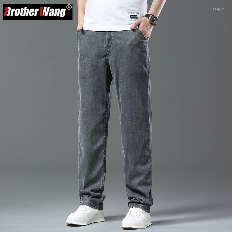 Men's Jeans 4 Colors Summer Men Soft Thin Business Casual Classic Stretch Denim Trousers Lyocell Fabric Pants Male Brand Grey Blue, Dark blue
Men's Jeans 4 Colors Summer Men Soft Thin Business Casual Classic Stretch Denim Trousers Lyocell Fabric Pants Male Brand Grey Blue, Dark blue