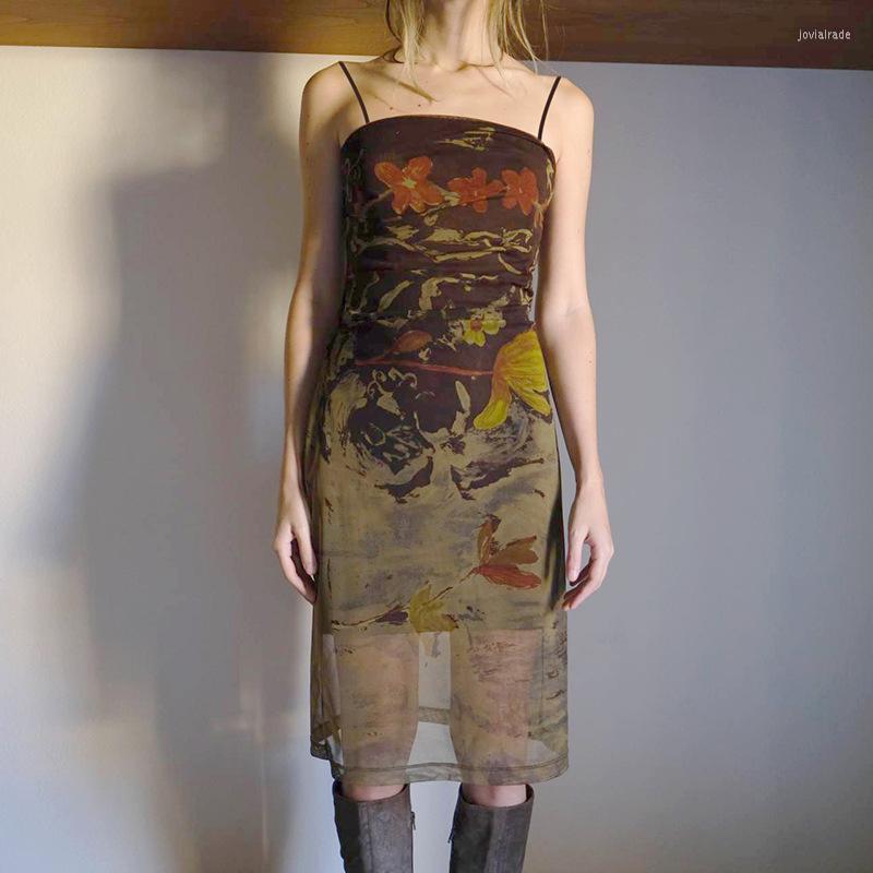 Casual Dresses Goth Dark Fairycore Aesthetic Tie Dye Print Retro Y2k Grunge Mesh Streewear Outfit Women Vintage Gothic Sling Sexy Dress, Brown
Casual Dresses Goth Dark Fairycore Aesthetic Tie Dye Print Retro Y2k Grunge Mesh Streewear Outfit Women Vintage Gothic Sling Sexy Dress, Brown