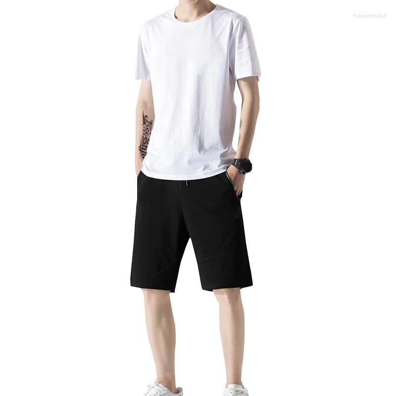 Men' Tracksuits 2 Piece Set Men' Summer Short Sleeve Suit Casual Sport Fitness Breathable Solid Color T-shirt Board Shorts Male, Dark blue
Men' Tracksuits 2 Piece Set Men' Summer Short Sleeve Suit Casual Sport Fitness Breathable Solid Color T-shirt Board Shorts Male, Dark blue