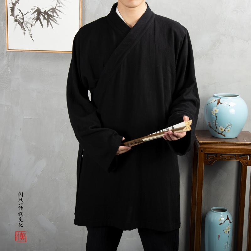 Ethnic Clothing Chinese Traditional Dress Mid-Length Plus Size Hanfu Men Cotton Linen Taoist Robe Ancient Loose Gown 2023 Coat Male Top
Ethnic Clothing Chinese Traditional Dress Mid-Length Plus Size Hanfu Men Cotton Linen Taoist Robe Ancient Loose Gown 2023 Coat Male Top
