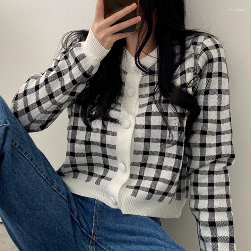 Women's Knits Plaid Cardigan Coat Women's Clothing O-neck Long Sleeve Sueter Fashion Knitted Vintage Sweater Jacket Y2k Tops 2023 Ropa, Blue
Women's Knits Plaid Cardigan Coat Women's Clothing O-neck Long Sleeve Sueter Fashion Knitted Vintage Sweater Jacket Y2k Tops 2023 Ropa, Blue