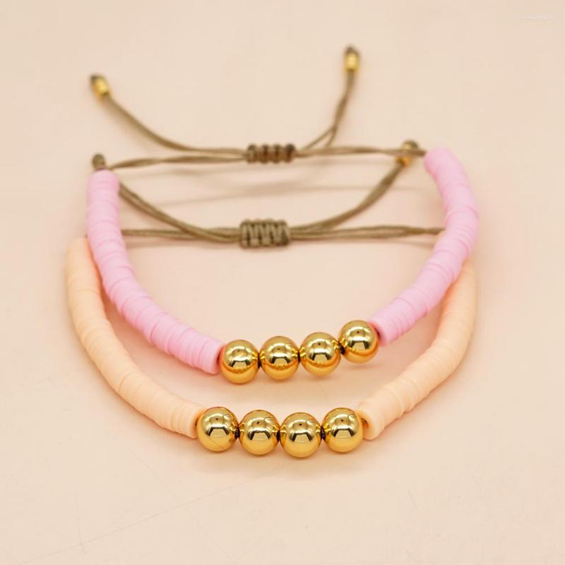 Strand Go2boho Adjustable Gold Plated Heishi Polymer Clay Bracelet For Women - Boho Beach Fashion Friendship Jewelry Design
Strand Go2boho Adjustable Gold Plated Heishi Polymer Clay Bracelet For Women - Boho Beach Fashion Friendship Jewelry Design