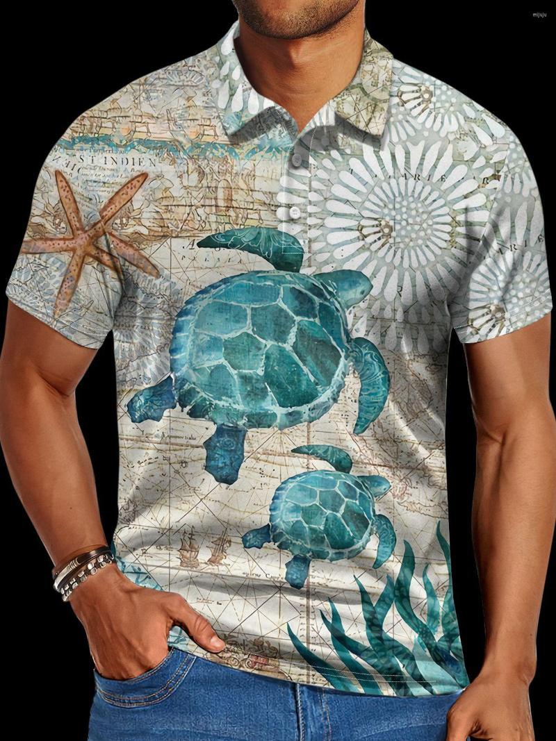 Men's T Shirts Summer Fashion Lapel T-Shirt Men's Breathable Beach Clothing Casual Short-Sleeved Polo Shirt
Men's T Shirts Summer Fashion Lapel T-Shirt Men's Breathable Beach Clothing Casual Short-Sleeved Polo Shirt